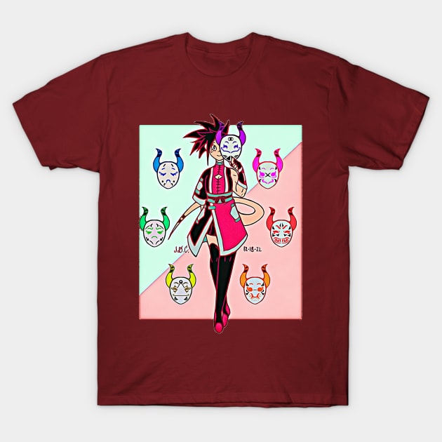 Masks of Virago T-Shirt by TeeJay93